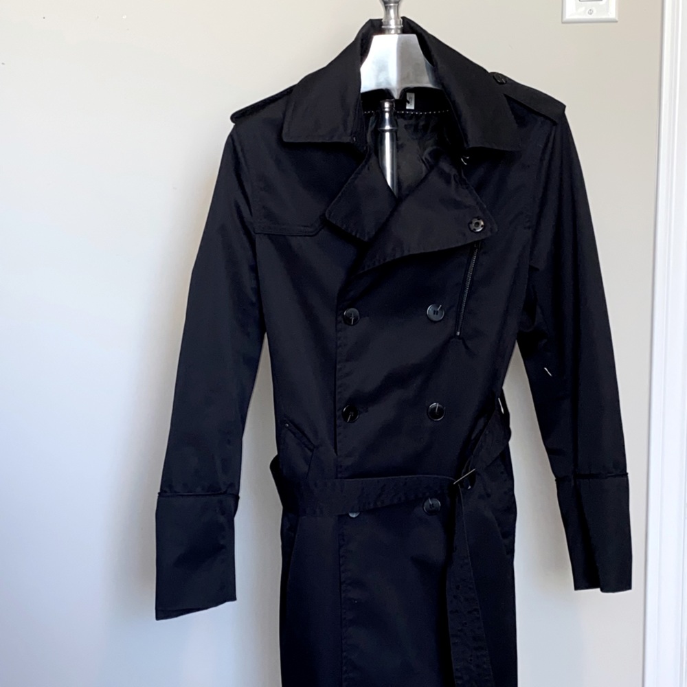 H&M Black Trench Coat